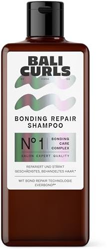 BALI CURLS Bonding Repair Shampoo N°1 – Reparierendes Shampoo für geschädigtes Haar – Tiefenwirksame Haarpflege – 200 ml