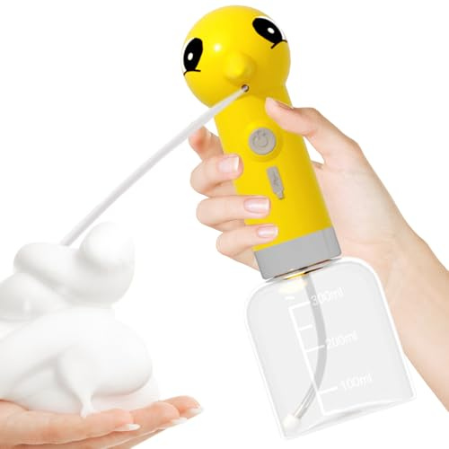 Dispensador De Jabón En Espuma Para Perros,Espumador Eléctrico De Champú Para Mascotas - Dispensador de Jabón para Mascotas Resistente a Obstrucciones para Hogar, Bañera, Jardín, Camping y Baño