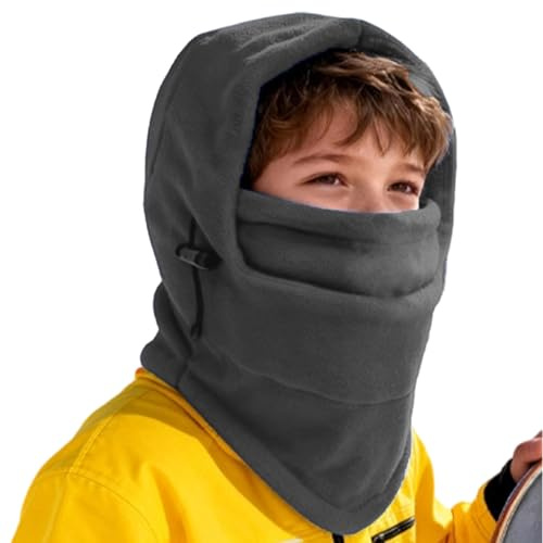 Maschera da Sci per Bambini | Caldo e Resistente al - Copertura Viso per Sci - Adatta a Ragazzi Ragazze Bambini Appassionati di Sport Snowboard Bicicletta Ciclismo Pendolarismo Quotidiano