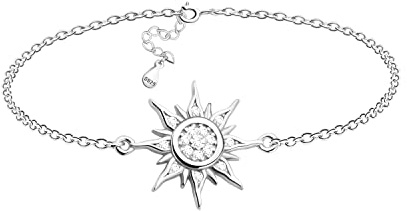 Sofia Milani - Bracciale da Donna in Argento 925 - con Pietra Zircone - Ciondolo a Stella Sole - 30219