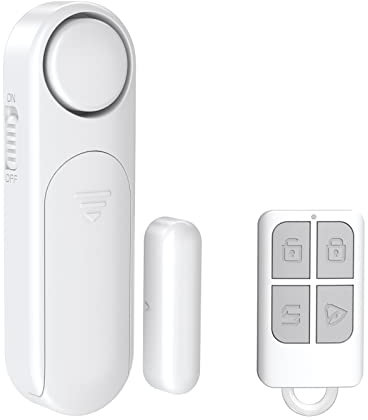 SECRUI Alarme Maison sans Fil, Alarme de Porte et Fenêtre 2 Modes Capteur sans Fil Magnétique pour Système de Sécurité Maison Sécurité Enfants Blanc