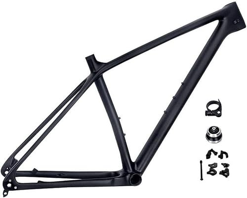 GPECTIFO Telaio per bici 27.5er 29er Hardtail MTB Telaio freno a disco Asse passante 142 mm QR 135 mm Telaio di routing interno intercambiabile 15/17/19 '' (Dimensioni: 29 x 19 '')