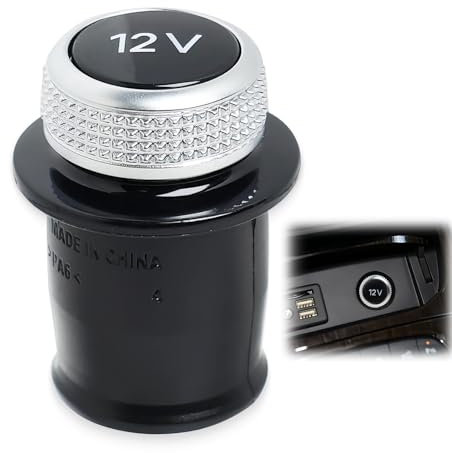 Tapa Universal para Encendedor de Cigarrillos De 12 V Cubierta Antipolvo para Encendedor De Cigarrillos De Coche para Enchufe Encendedor Cigarrillos 4H0919311 8W0919311 Repuesto para A3 A4 A6 A7 A8