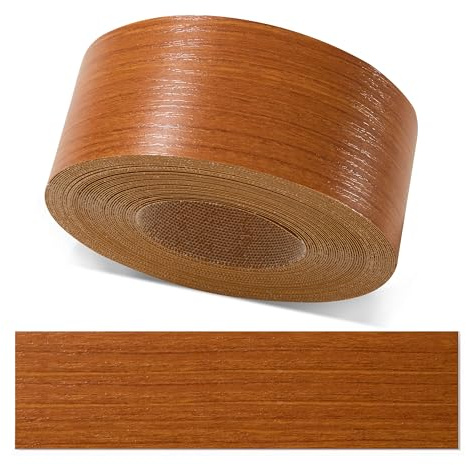 ben+camilla.com Kantenumleimer zum Aufbügeln | Kirschbaum Pore 45 mm x 10 m Rolle (matt mit Struktur) | Premium Qualität für professionelle Ergebnisse | Kantenschutz