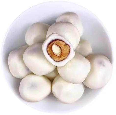 Datteri al latte ripieni di mandorle, datteri al formaggio confezionati singolarmente, uno snack delizioso e saporito dal ricco ripieno(500g)