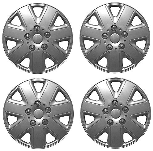 VAUXHALL ZAFIRA 16 Hurricane Car Wheel Trims Hub Caps Plastic Covers Silver