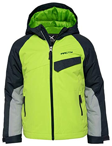 Arctix Kids Cyclops Insulated Jacket, Lime Green, 4T