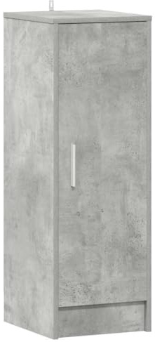 vidaXL Armoire à Chaussures, Placard à Chaussures avec Étagère, Meuble de Rangement Entrée Salle de Séjour, Scandinave, Gris Béton Bois d'Ingénierie