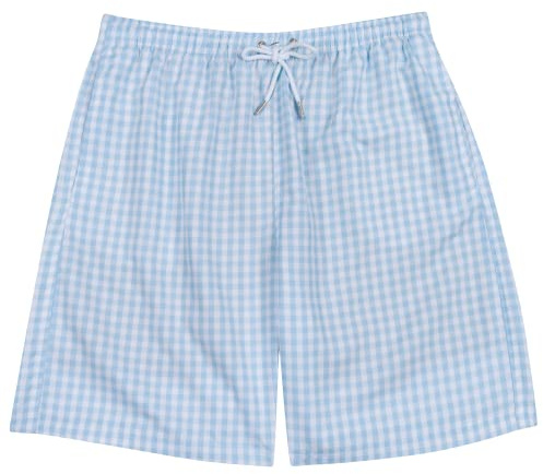 SwimZip Men's Swim Shorts with Boxer Brief Liner and UPF 50+ Sun Protection