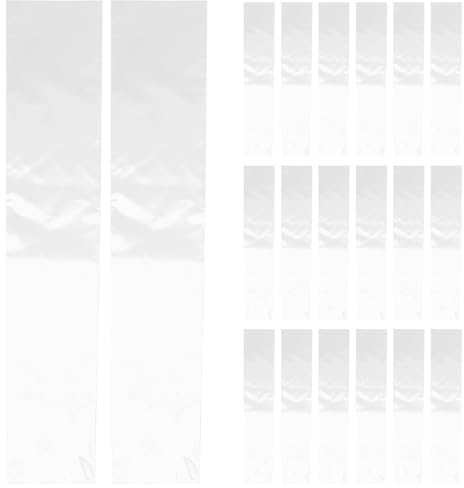 GALPADA 50 Pièces Sachets Transparants pour Cravates avec Revêtement Antistatique Housses Plastique Résistantes pour Rangement et Voyage Compatibles Cravates