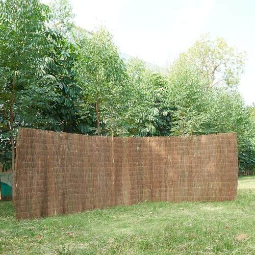 casa.pro Valla de Brezo Brielle Valla Jardín Exterior Balcón Terraza Pantalla de Privacidad Protección contra Viento Resistente 1,5kg/m² Ramas Secas Rollo de 500x150 cm - Aspecto Natural