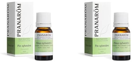 Pranarôm | Huile Essentielle Pin Sylvestre| Pinus sylvestris | Aiguille | HECT | 10 ml (Lot de 2)