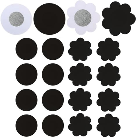RYHHH Nippelskydd, 10 Par (Runda Och Blomformade), Osynliga Bröstvårtor, Andningsbara Och Lätta, Perfekta För Klänningar, Bröllop Och Vardagskläder
