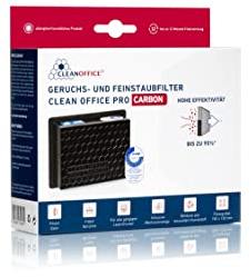CLEAN OFFICE PRO CARBON Geruchs- und Feinstaubfilter für Laserdrucker, 1 Stück