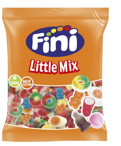 Fini Little Mix | Gominolas Pica Surtidas | Caramelos de Goma Sin Gluten | Golosinas y Chuches para Cumpleaños, Navidad, Halloween y Regalos - 500 gr