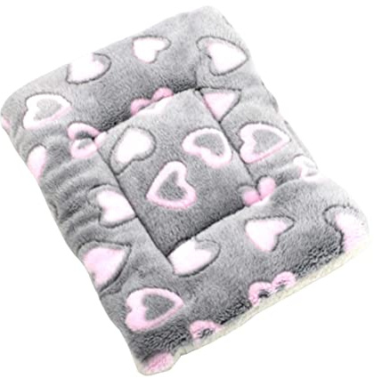 MagiDeal Dog Bed Mat Cat Bed Mats, Kitten Cushion Kennel Blanket, Pet Sleeping Bed Mats Pet Pad Cage Pad for Indoor Kitten Cats or Small Dogs, gray S