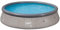 HAF® Piscina Quick Up in grigio con dimensioni 366 x 91 cm – Piscina autoportante e autoportante piscina da giardino, piscina all'aperto senza pompa del filtro