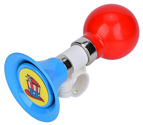 Klaxon de Vélo pour Enfants, Trompette de Vélo, Cloche D'avertissement pour Filles et Garçons, Klaxon de Vélo en Métal, Cloche Forte pour Garçons et Filles, Accessoire (BLUE)
