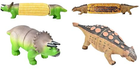 Fiorky Porta di pannocchia di mais Dinosauro Schiaccia barbecue in acciaio inossidabile artigli di artigli for bambini