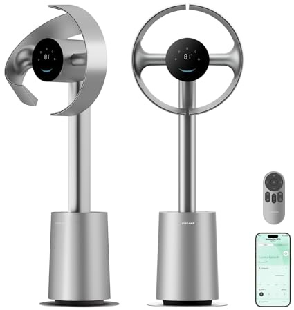 dreame Bladeless Tower Fan MF10 for Bedroom with 270° Spatial Airflow