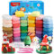 YILAIDA Air Dry Clay, 50 Colors Modeling Clay Ultra Light Non-Toxic Magic Air Drying Clay with Modeling Tools, Accessories and Booklet Art Craft Gift to Kids and Beginner