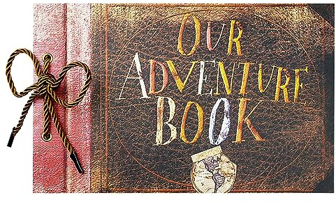 Vienrose Our Adventure Book Álbum de Fotos DIY Scrapbook para Viaje Cumpleaños Aniversario Boda San Valentín Navidad Baby Shower