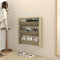 BaraSh Wand-Schuhschrank Sonoma-Eiche 80x18x90 cm Holzwerkstoff Shoe Cabinet Schuhschrank HäNgend Schuhregal Wand 806783
