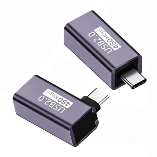 CY 2pcs/lot USB 2.0 B Type Female to Mini USB & Micro Male Extension Adapter for Printer Phone Disk