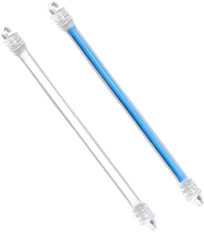 NHPY 2 Stück Tennis Vibration Dämpfer Tennisschläger Stoßdämpfer Weich Silikon Schläger Dämpfer Lang Tennis Dämpfer Racquetball Zubehör für Tennisspieler Sports Gefallen