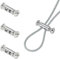 30 PCS Wire Rope Clips,2mm Wire Lock Accessories