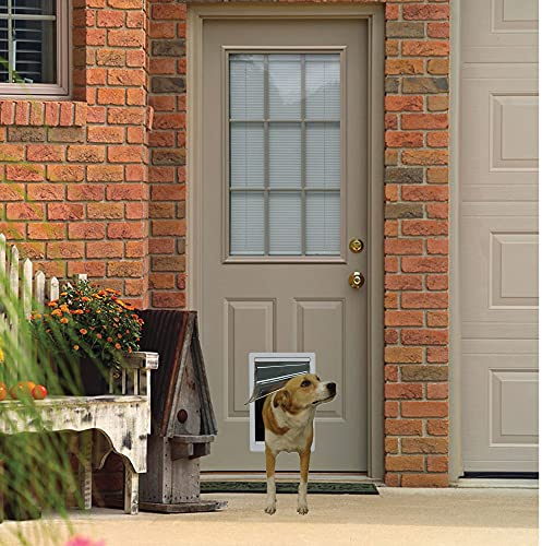 Ideal Pet Products Designer Series Plastic Pet Door with Telescoping Frame, Medium, 7 x 11.25 Flap Size