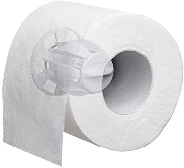 TATAY Porte-Rouleau Invisible Hidden Compact, Dimensions 6x6x9,7 cm | Porte-Rouleau Toilette | Installation Discrète | Structure en Plastique | Utilisation Quotidienne | Entretien Facile, Blanc