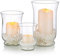 Portacandele Vetro Decorative Moderno: 3 Pz/Set Vaso Interno Shabby Chic Vasetti Per Candele Lunghe Piccole Colonna Galleggianti Votive Tea Light Fiori Tulipani Per Natalizie Matrimonio Centrotavola