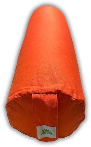 Yoga-Bolster Lotus-Dinkelspelz, Bio-Optik, hergestellt in Frankreich, 68 x 20 cm