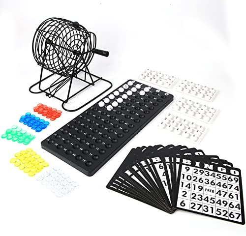 Fupi Juego de Bingo para Fiestas, Juego de Bingo Tradicional de Larga Vida útil para Familias Y Grupos