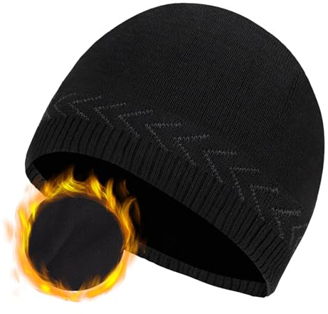 Oversize XXL herr mössa hatt för stora huvuden 60 cm – 65 cm, stor vinter varm stickad skalle keps ribbad strumpa hatt kälke mössa