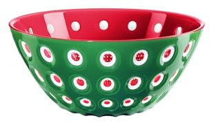 Guzzini - Contenitore 20 cm in San 'Le Murrine' (Smeraldo-Bianco-Rosso)