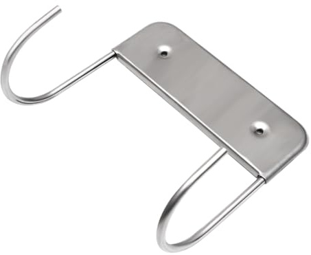 STOBAZA Soporte de Pared para Tabla de Planchar de Acero Inoxidable Gancho Doble T para Organizador de Plancha Eléctrica Fácil Instalación y Ahorro de Espacio el Hogar