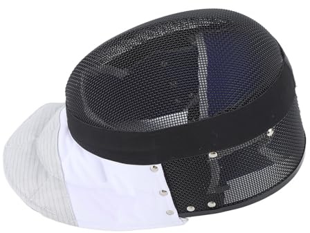 RASTKY CE350N Máscara de Entrenador de Esgrima Protección Confiable para Entrenamiento y Competencia, Ideal para Atletas de Esgrima, Negra (L)