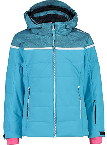 CMP Chaqueta de esquí Acolchada., Niñas, Chaqueta de esquí, 30W0235, Azul Turquesa, 104