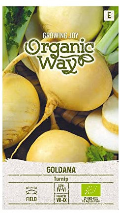 Organic Way | BARBABIETOLA GOLDANA semi| Semi di ortaggi | semi di piante | Semi di rapa | Semi da giardino | 1 confezione