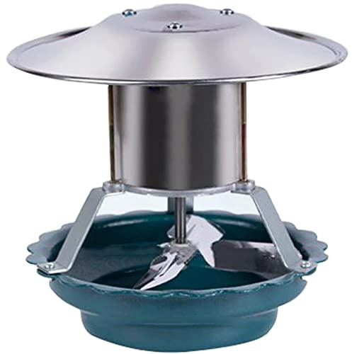 UZIAH Aspiratore di Fumo 120W per Camino e Canna Fumaria, Induttore di Tiraggio per Estrattore d'Aria Barbecue, 14~21cm