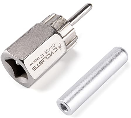 Set di strumenti per la rimozione della cassetta – Frusta catena e anello di bloccaggio per Shimano HG cassetta / ruota libera installazione rimozione MTB bici da strada 7 8 9 10 11 velocità (CT-F06