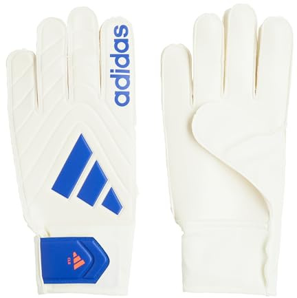Adidas Unisex-Adult Copa Club Goalie Gloves, White/Lucid Blue/Solar Red, 8