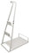 vhbw supporto verticale, stander compatibile con Miele Triflex HX1, Triflex HX2 aspirapolvere senza fili - bianco