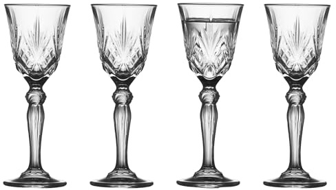 Lyngby Glas Krystal Melodia Snapsglas 5 cl 4 st