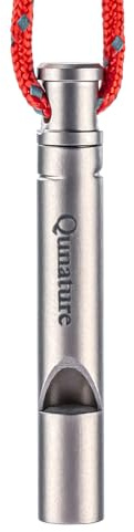 Qunature Fischietto Emergenza in Titanio Alto Decibel 120 Db Leggero