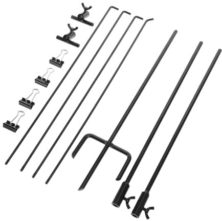 BESPORTBLE Verstellbarer Zielständer Aus Metall Für Papierziele Schnell Und Einfach Aufzubauen Tragbar Für Einsatz Im Freien Schießstand