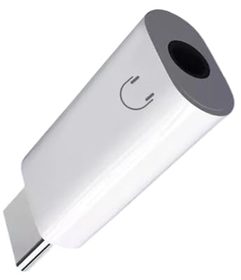 Adattatore per cuffie, cavo di tipo C, convertitore plug and play, adattatore jack audio ultra compatto con riduzione del rumore, convertitore per tablet, cellulare, laptop, amplificatore