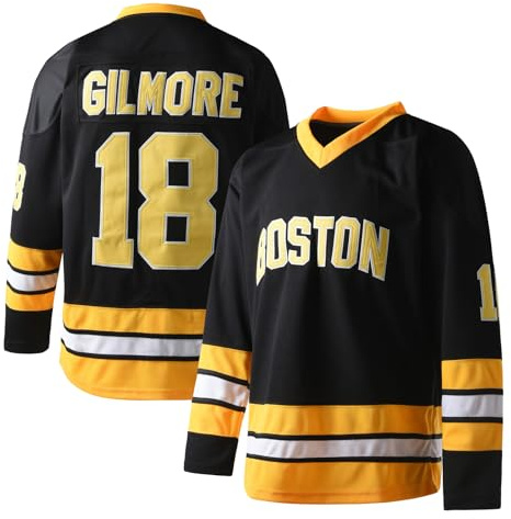 Happy Gilmore 18 Adam Sandler 1996 Black Ice Hockey Jersey Men S